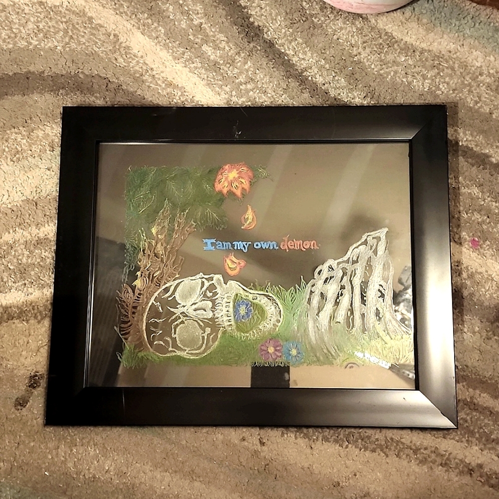 Etched glass art